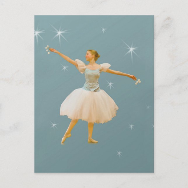 Ballet Dancer with Castanets Postcard (Front)