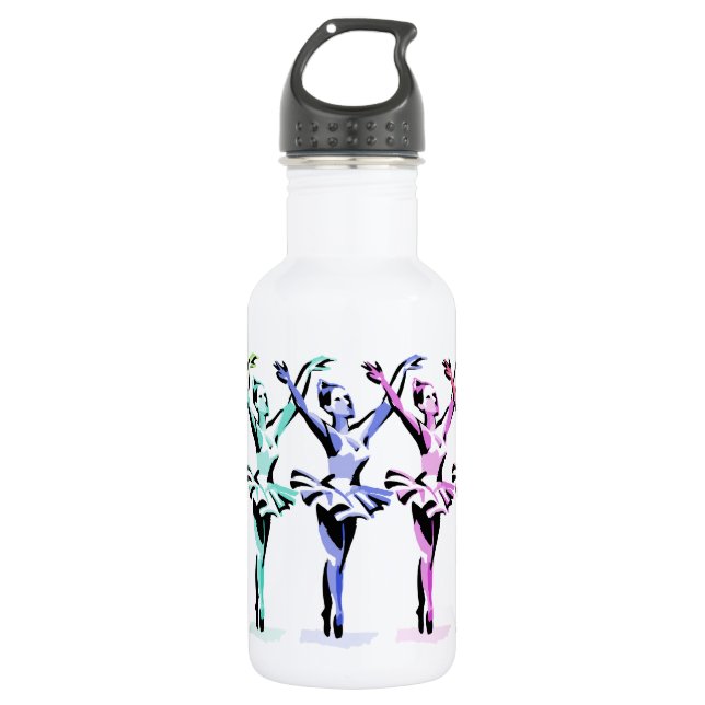 Ballet Dancers 32 oz. 532 Ml Water Bottle (Front)