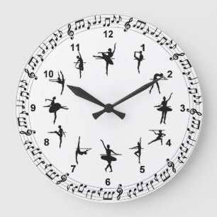 Ballet dancers Acrylic Wall Clock