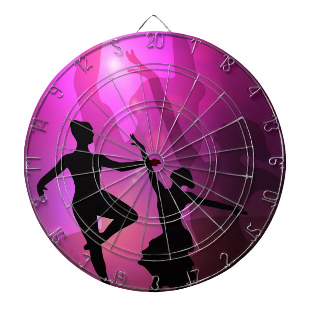 Ballet Dancers Dartboard (Front)