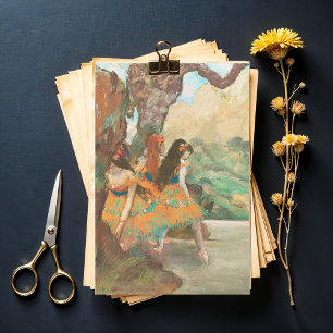 Ballet Dancers, Degas Art  Tissue Paper