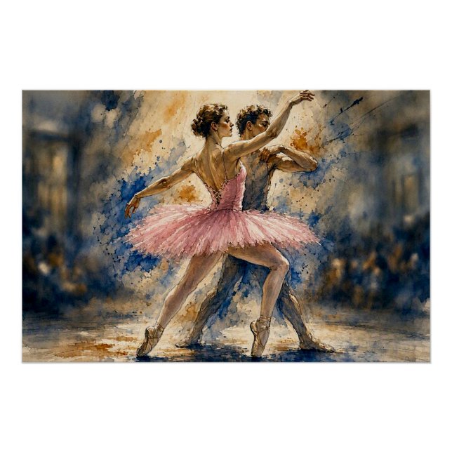 Ballet Dancers in Motion,  Poster (Front)