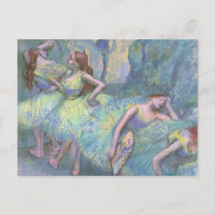Ballet Dancers in the Wings by Edgar Degas Postcard
