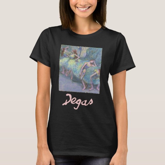 Ballet Dancers in the Wings by Edgar Degas T-Shirt (Front)