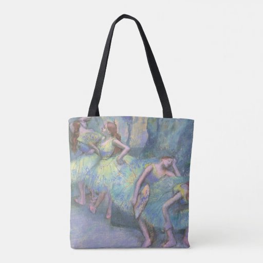 Image of Ballet Dancers in the Wings by Edgar Degas Tote Bag
