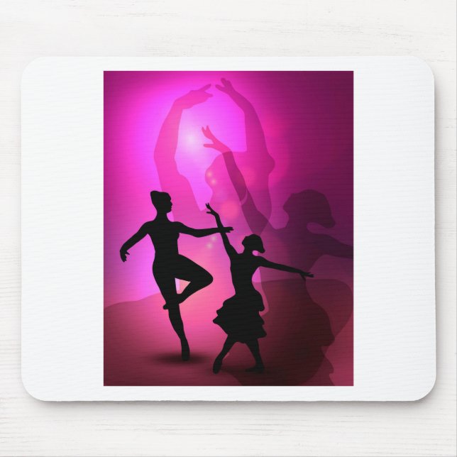 Ballet Dancers Mouse Mat (Front)