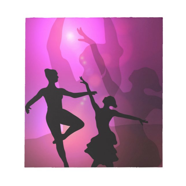 Ballet Dancers Notepad (Front)