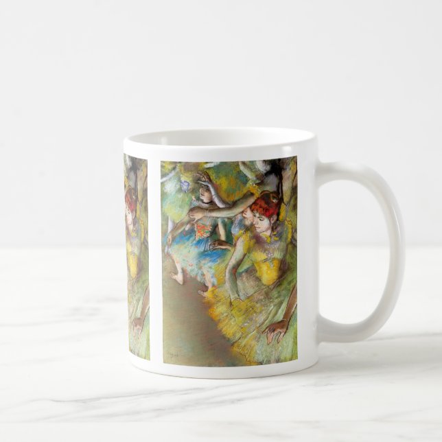 Ballet Dancers on Stage by Degas Coffee Mug (Right)