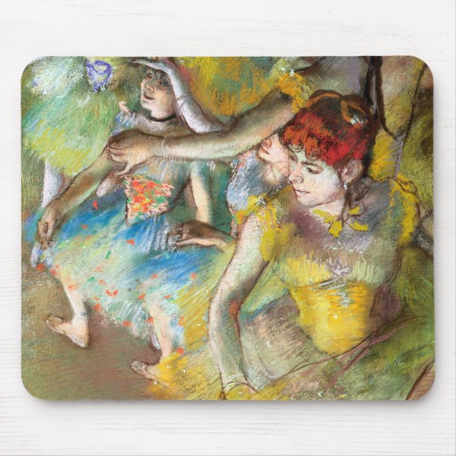 Ballet Dancers on Stage by Degas Mouse Mat (Front)