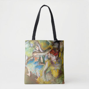 Ballet Dancers on Stage by Degas Tote Bag