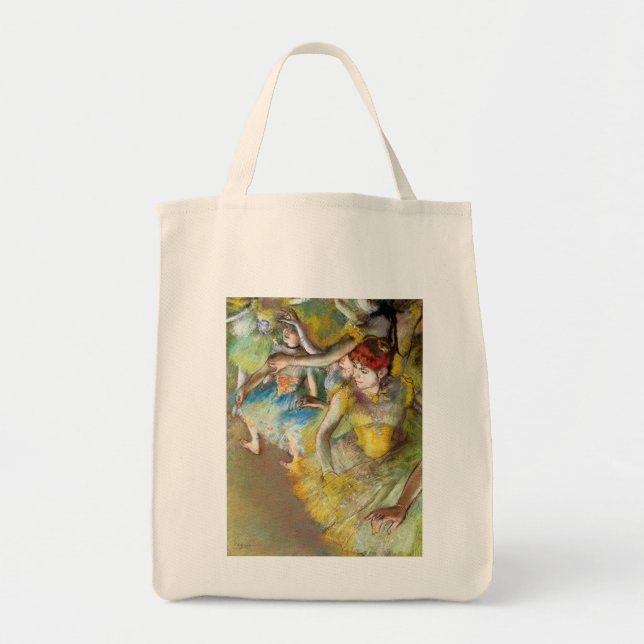 Ballet Dancers on Stage by Degas Tote Bag (Front)