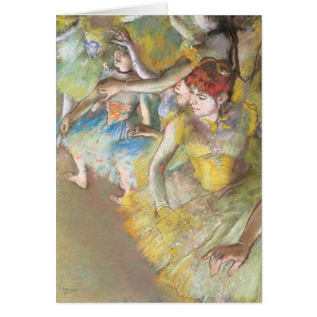 Ballet Dancers on the Stage by Edgar Degas (Front)