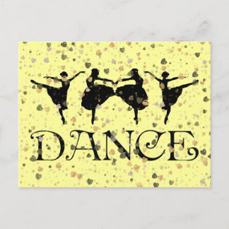 BALLET DANCERS POSTCARD