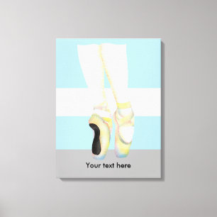 Ballet Dancers Shoes Canvas Print