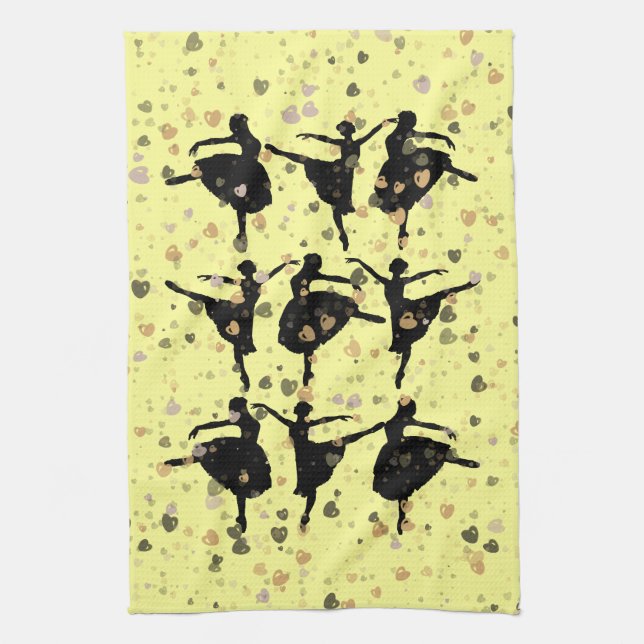 BALLET DANCERS TEA TOWEL (Vertical)