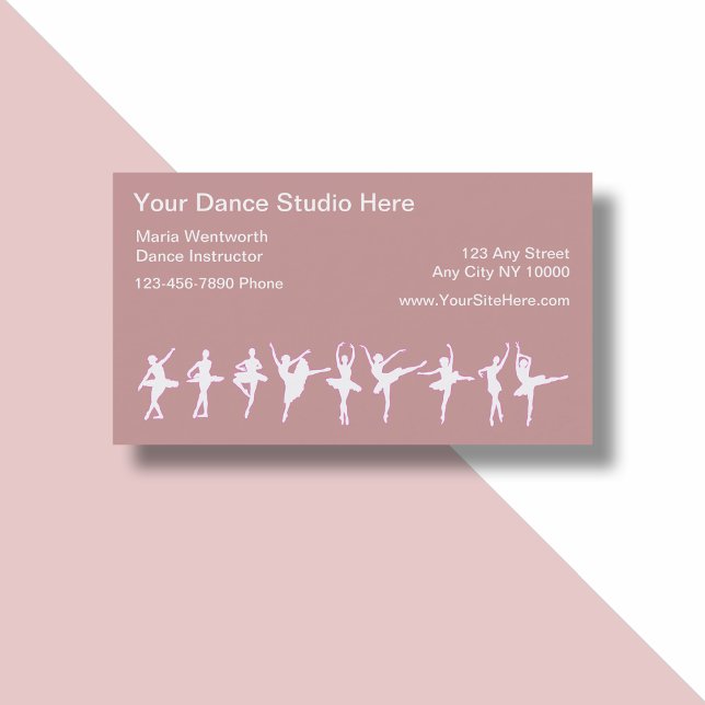 Ballet Dancing Business Cards (Creator Uploaded)