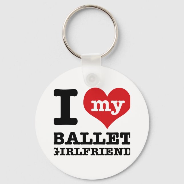 Ballet dancing designs key ring (Front)