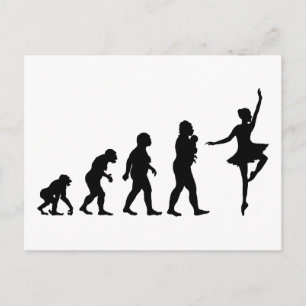 Ballet Dancing Postcard
