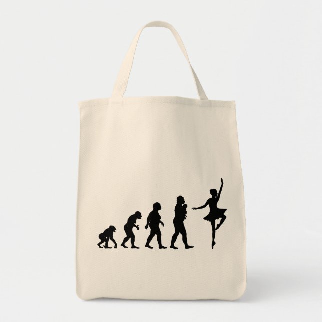 Ballet Dancing Tote Bag (Front)
