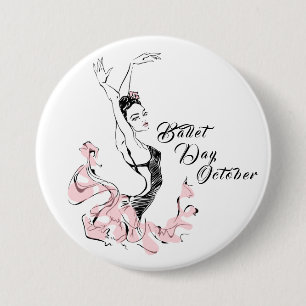 Ballet Day 7.5 Cm Round Badge