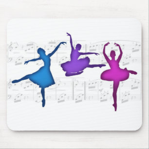 Ballet Day Ballerinas Mouse Mat
