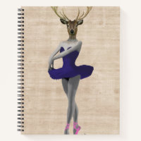 Ballet Deer in Blue