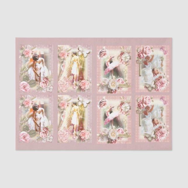 Ballet Design Series 9 Tissue Paper (Front)