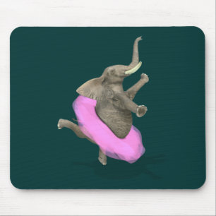 Ballet Elephant En Pointe Mouse Mat