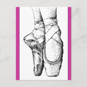 Ballet -- En Pointe Postcard
