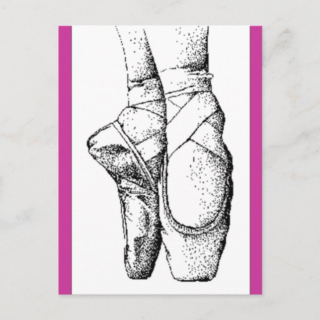 Ballet -- En Pointe Postcard (Front)
