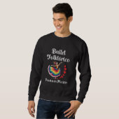 Ballet Folklorico Dancer Mexico Traditional Mexica Sweatshirt (Front Full)