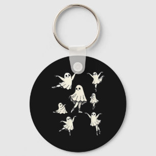 Ballet Ghost Ballet Dancer Spooky Dance Teacher Ha Key Ring