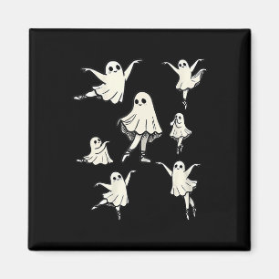 Ballet Ghost Ballet Dancer Spooky Dance Teacher Ha Magnet