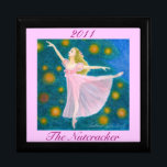 Ballet Gift Box - 2011 Nutcracker Commemorative<br><div class="desc">This wonderful gift box features the lovely watercolor image of Clara in arabesque. All text can be personalised simply by filling out the text fields in the template! A great gift idea for any dancer who is performing in this season's Nutcracker. Available in 2 sizes with your choice of 4...</div>
