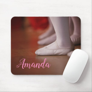 Ballet Girl Ballerina Slippers Mouse Mat