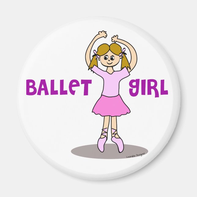 Ballet Girl Magnet (Front)