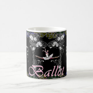 Ballet Grande Jete in Flowered Arch Mug