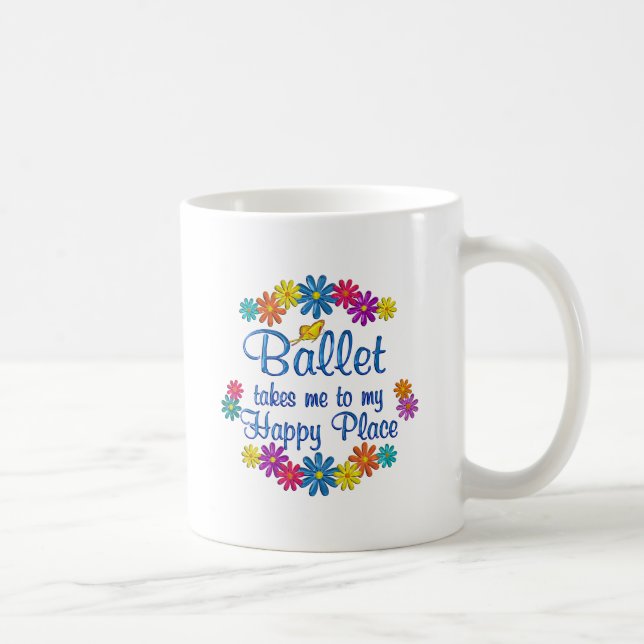 Ballet Happy Place Coffee Mug (Right)