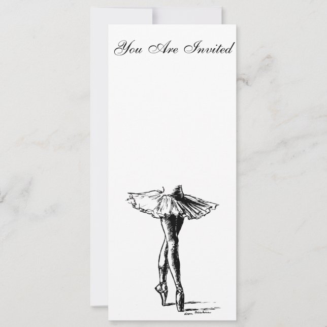 Ballet Invitation (Front)