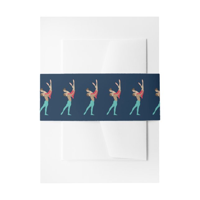 Ballet Invitation Belly Band (Front Example)