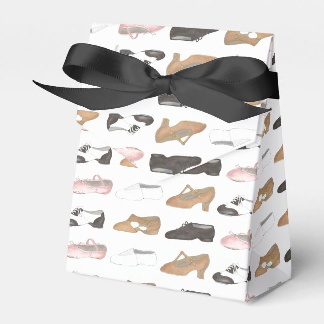 Ballet Jazz Tap Lyrical Acro Character Dance Shoes Favour Box (Front Side)