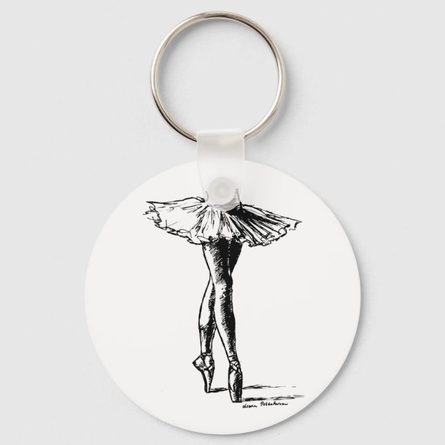 Ballet Key Ring (Front)