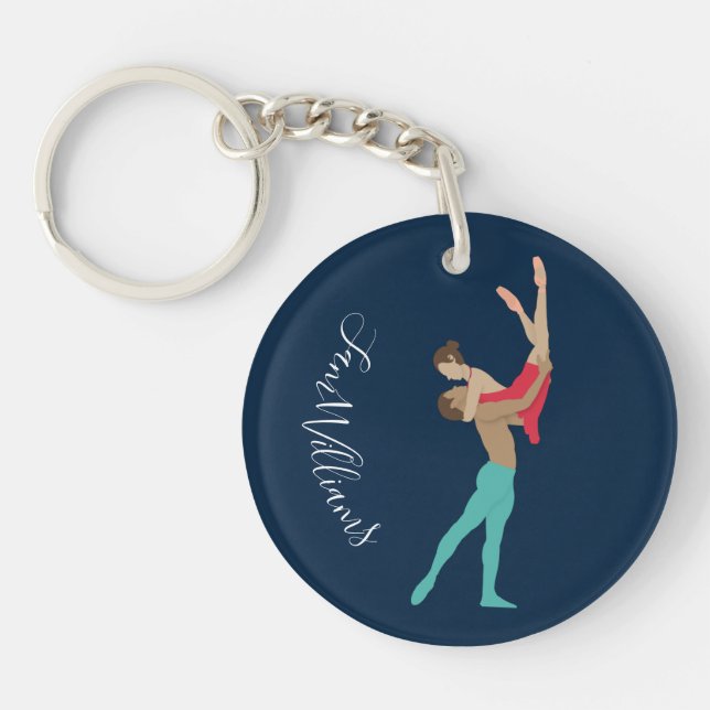 Ballet Key Ring (Front)