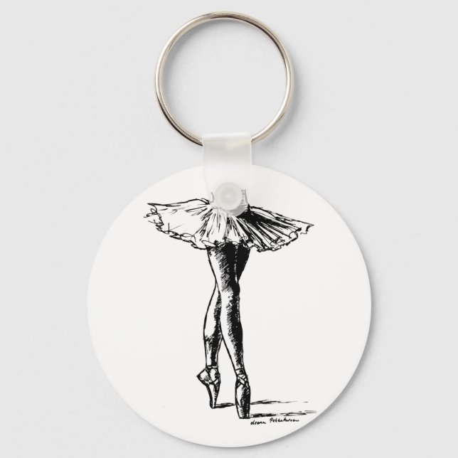 Ballet Key Ring (Front)
