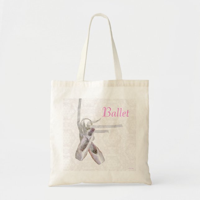 Ballet & Lace Budget Canvas Tote (Front)