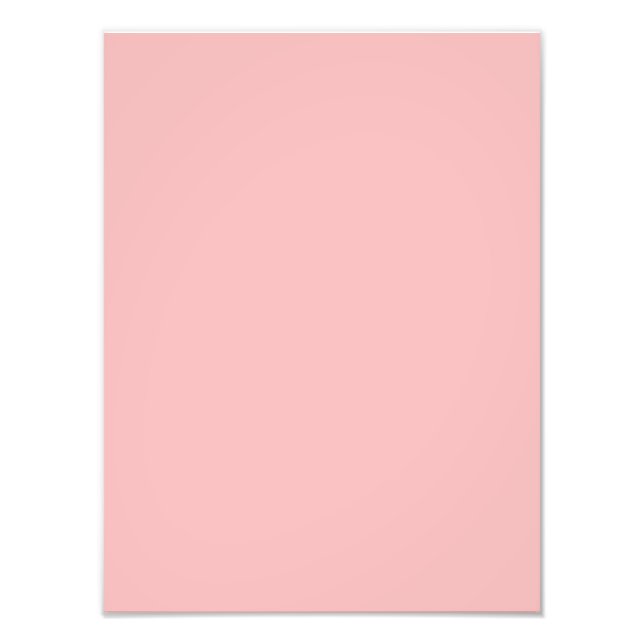 Ballet Light Pink Personalised Peach Background Photo Print (Front)