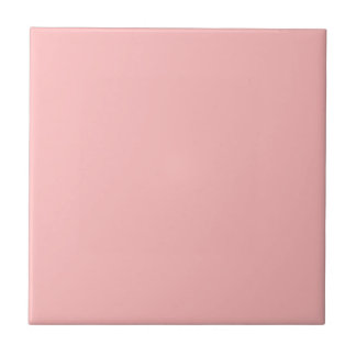 Ballet Light Pink Personalised Peach Background Tile