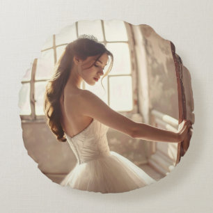 BALLET LOVE - BALLET & DANCE ROUND CUSHION