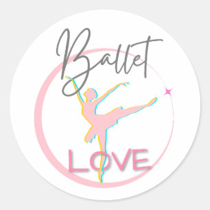 Ballet Love Stickers and Labels