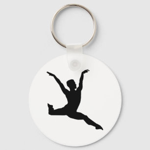 Ballet man key ring